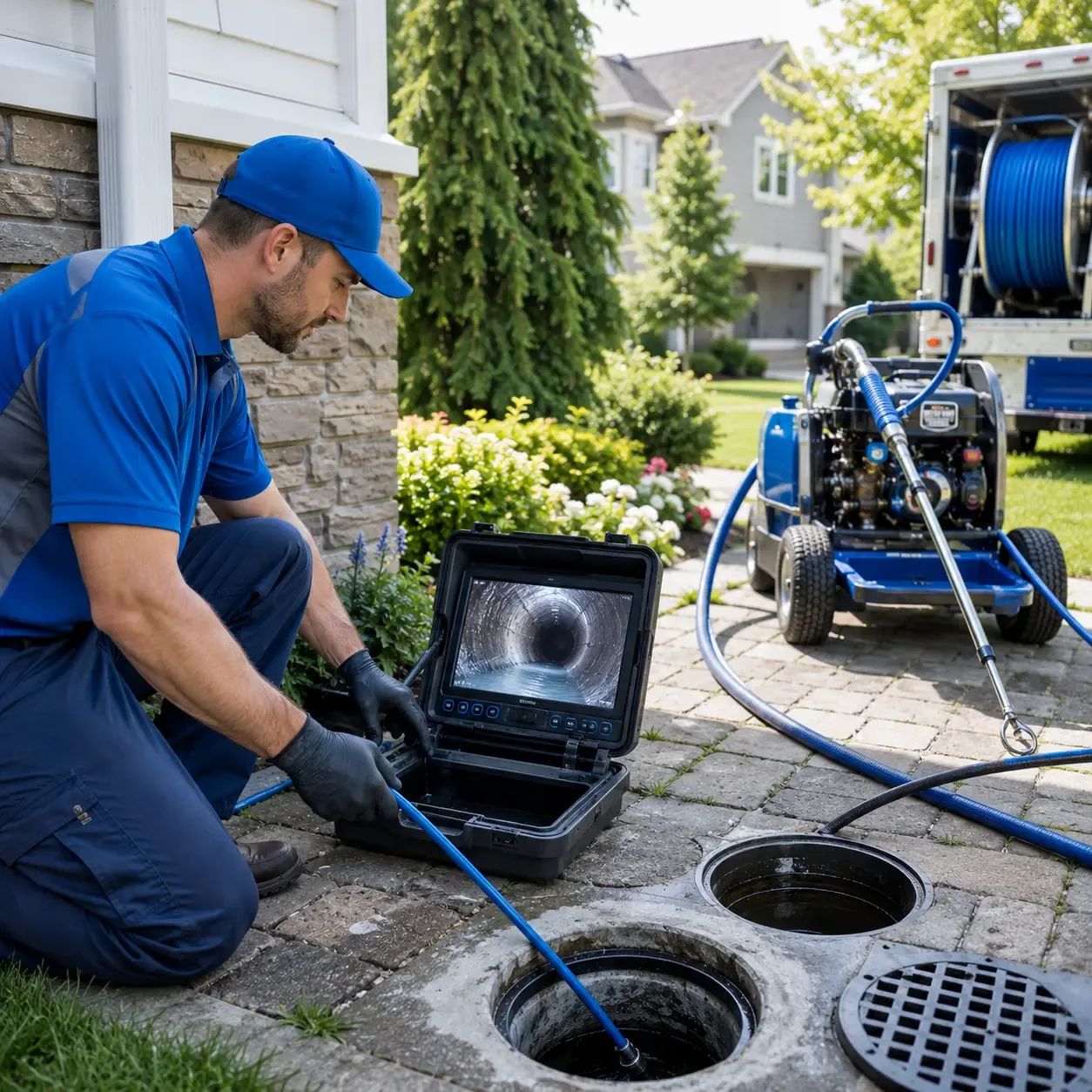 Outdoor drain cleaning professionals serving Walden, NY